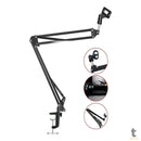 Suporte de Mesa Articulado para Microfone em Alumínio B2T