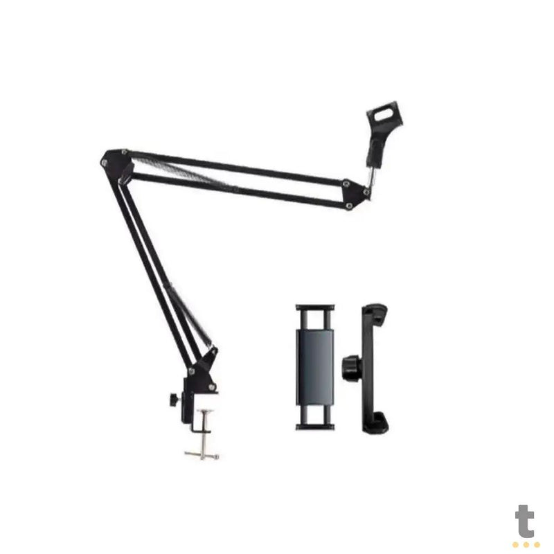 Suporte de Mesa Articulado para Microfone, Smartphone e Tablets Tomate - MTG-126