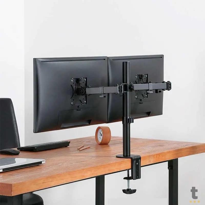 Suporte de Mesa Fixo para Dois Monitores 13" a 32" Articulado Vinik - SM341A
