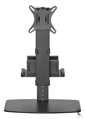 Suporte de Mesa Fixo para Monitor 17" a 32" Vertical PCYes - SMD-100