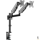 Suporte de Mesa para Dois Monitores PCYes 17" a 32" Vesa 100x100 - PLMSM02B