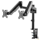 Suporte de Mesa para Dois Monitores PCYes 17" a 32" Vesa 100x100 - PLMSM02B