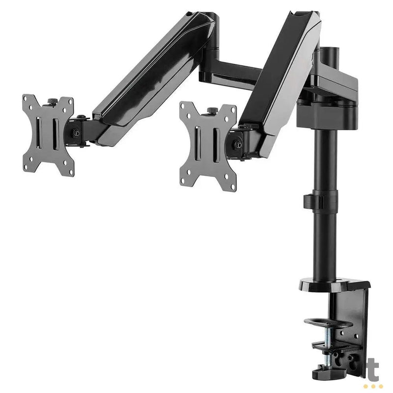 Suporte de Mesa para Dois Monitores PCYes 17" a 32" Vesa 100x100 - PLMSM02B