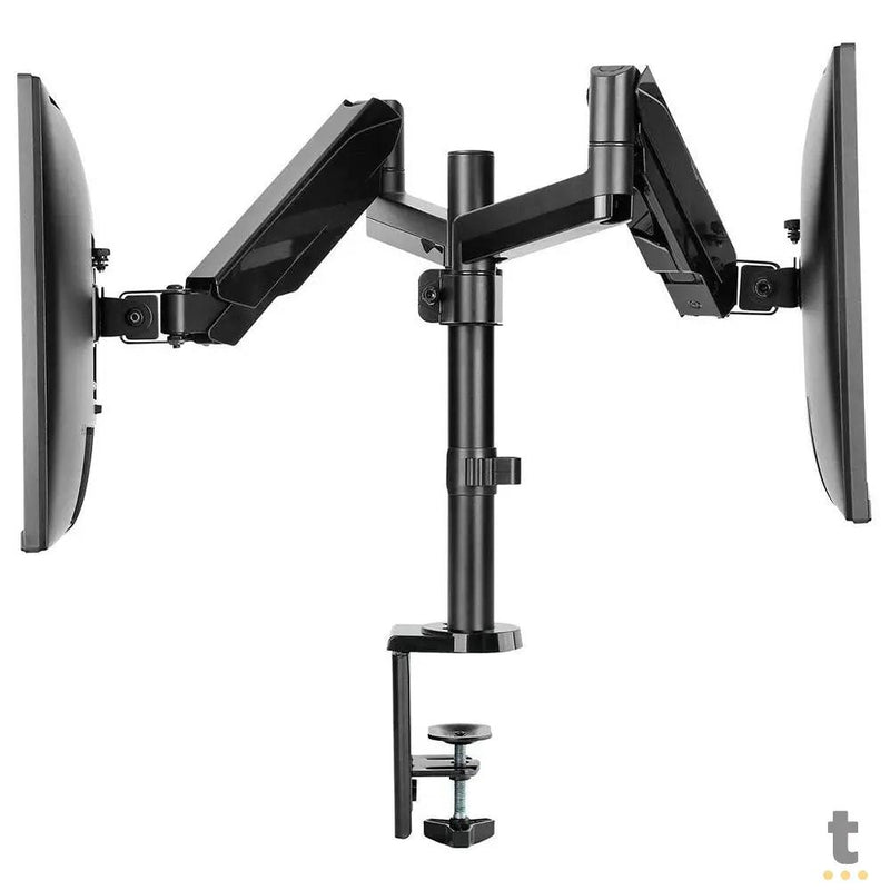 Suporte de Mesa para Dois Monitores PCYes 17" a 32" Vesa 100x100 - PLMSM02B