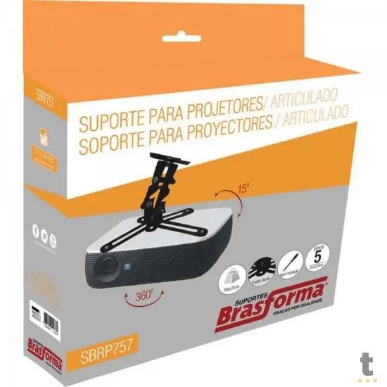 Suporte de Teto Para Projetor ELG Branco - PRO100WH