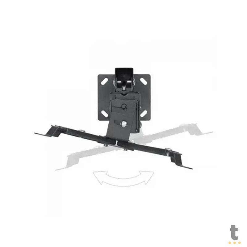 Suporte de Teto Para Projetor Oberon C/ Rotação 180º Preto - OR-SP102