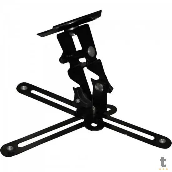 Suporte de Teto Para Projetor Oberon C/ Rotação 180º Preto - OR-SP102