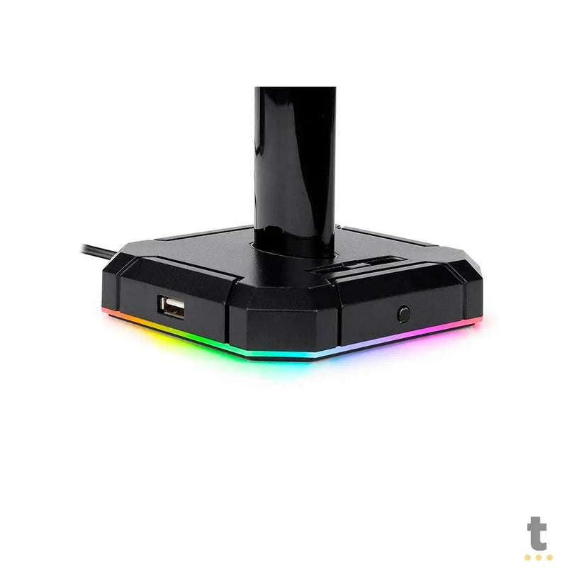 Suporte p/ Headset RGB Redragon Scepter Pro C/ 4 Portas USB - HA300