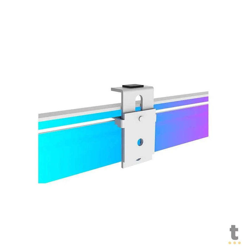 Suporte para Placa de Vídeo Ajustável Vertical Redragon C/ RGB Branco - RD-GCP03W