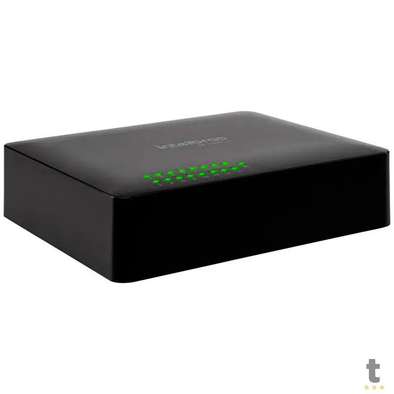 Switch 16 Portas Fast Ethernet 10/100 Mbps Intelbras Sf 1600 Q+ - 4760033