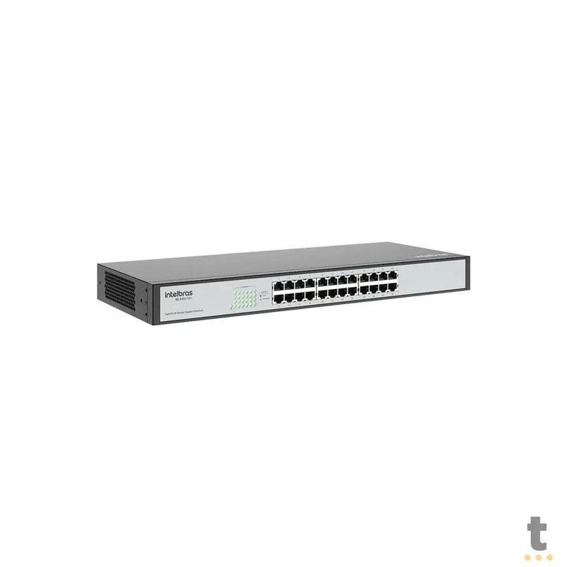 Switch 24 Portas Gigabit 10/100/1000 Mbps Intelbras SG 2400 QR+ - 4760022