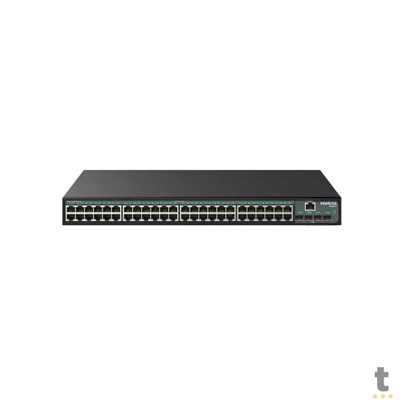 Switch 48 Portas Gigabit 10/100/1000 Mbps + 4 Gbic SFP Intelbras Gerenciavel - S2352G-B - 4760112