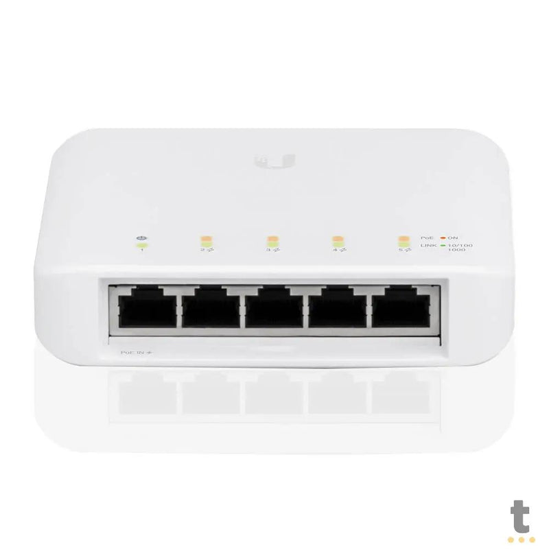 Switch Gigabit Poe 5 Portas 10/100/1000 Mbps Ubiquiti Unifi - USW-FLEX-MINI