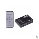 Switch Hdmi 5 Portas Vinik - Controle Remoto - Conecta Até 5 Aparelhos Em 1 Monitor