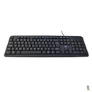 Teclado Com Fio Multilaser Slim Standard Abnt Preto Usb - TC065