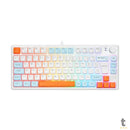 Teclado Gamer Knup C/ 19 Teclas Anti-Ghosting USB RGB ABNT2 Branco - KP-TE140
