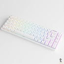 Teclado Gamer Mecanico Akko Asa 3068V2 Switch Jelly Pink RGB Branco
