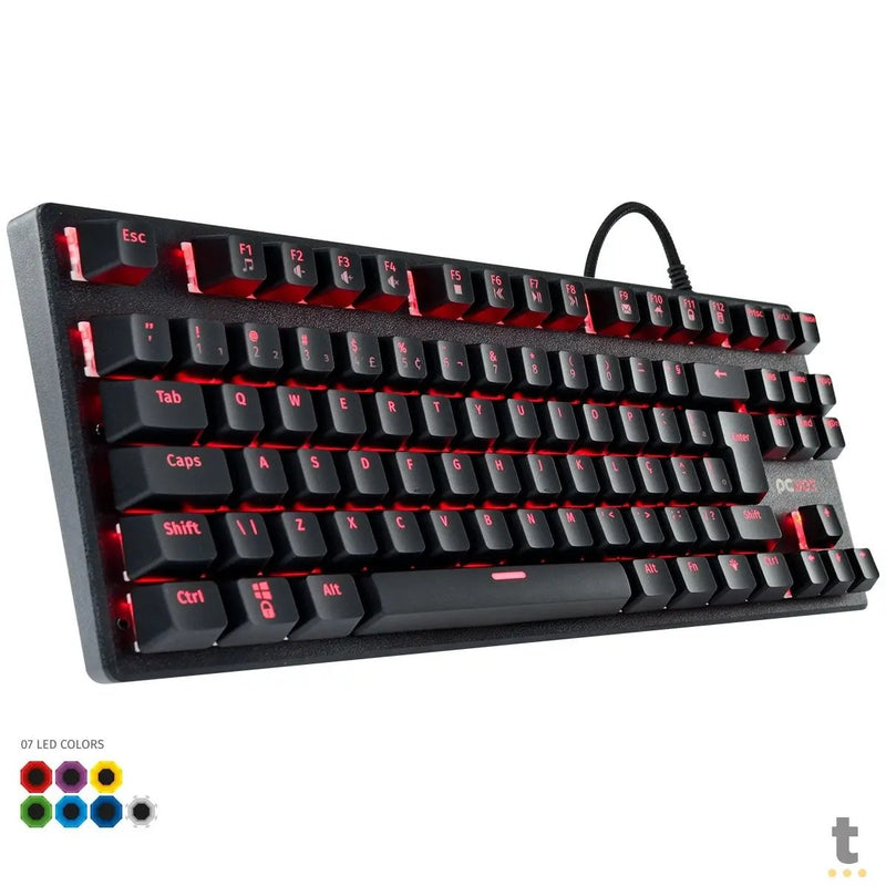 Teclado Gamer Mecanico PCYes KL7 Outemu Blue Abnt2 RGB - 32895
