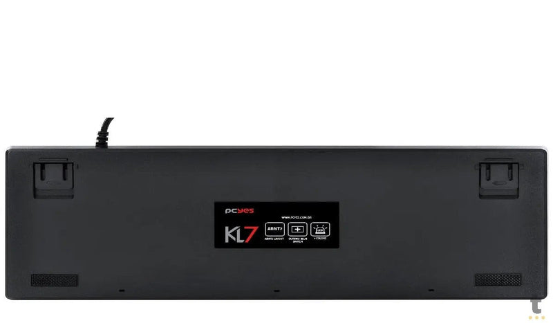 Teclado Gamer Mecanico PCYes KL7 Outemu Blue Abnt2 RGB - 32895