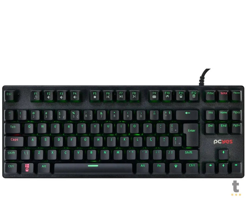 Teclado Gamer Mecanico PCYes KL7 Outemu Blue Abnt2 RGB - 32895