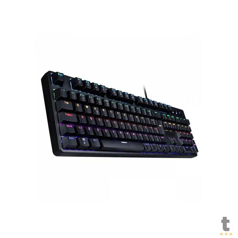 Teclado Gamer Mecanico PCYes Kratz Outemu Red Hotswap Abnt2 RGB Preto - PKOHRDRGB