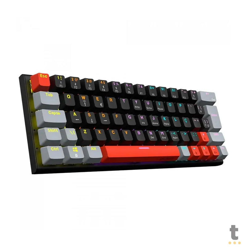 Teclado Gamer Mecanico PCYes Kuromori Outemu Red Abnt2 RGB - PTKM60RD