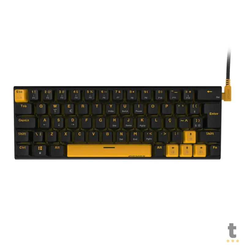 Teclado Gamer Mecanico PCYes Kuromori Voyager Edition Outemu Red Abnt2 RGB - KMVY60RD