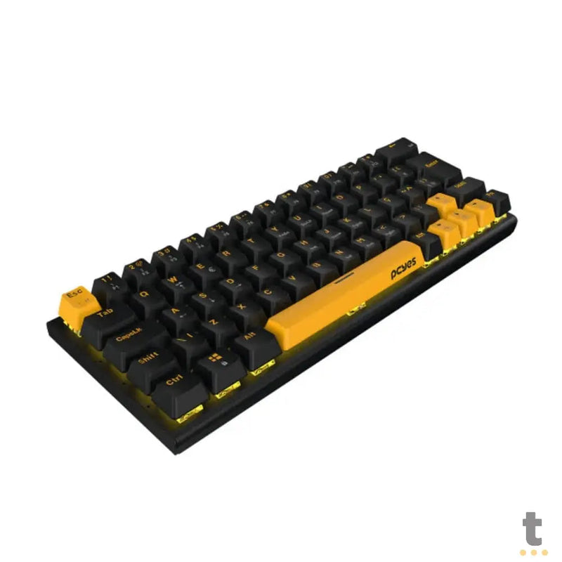 Teclado Gamer Mecanico PCYes Kuromori Voyager Edition Outemu Red Abnt2 RGB - KMVY60RD
