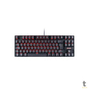 Teclado Gamer Mecanico PCYes TKL Neron Outemu Blue Hotswap Led Vermelho - PNOHBLV