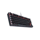 Teclado Gamer Mecanico PCYes TKL Neron Outemu Blue Hotswap Led Vermelho - PNOHBLV