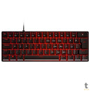Teclado Gamer Mecanico PCYes Zot Outemu Brown Hotswap Abnt2 Led Vermelho Preto - PZOHBWV