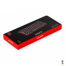 Teclado Gamer Mecanico PCYes Zot Outemu Brown Hotswap Abnt2 Led Vermelho Preto - PZOHBWV