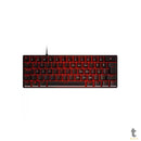 Teclado Gamer Mecanico PCYes Zot Outemu Brown Hotswap Abnt2 Led Vermelho Preto - PZOHBWV