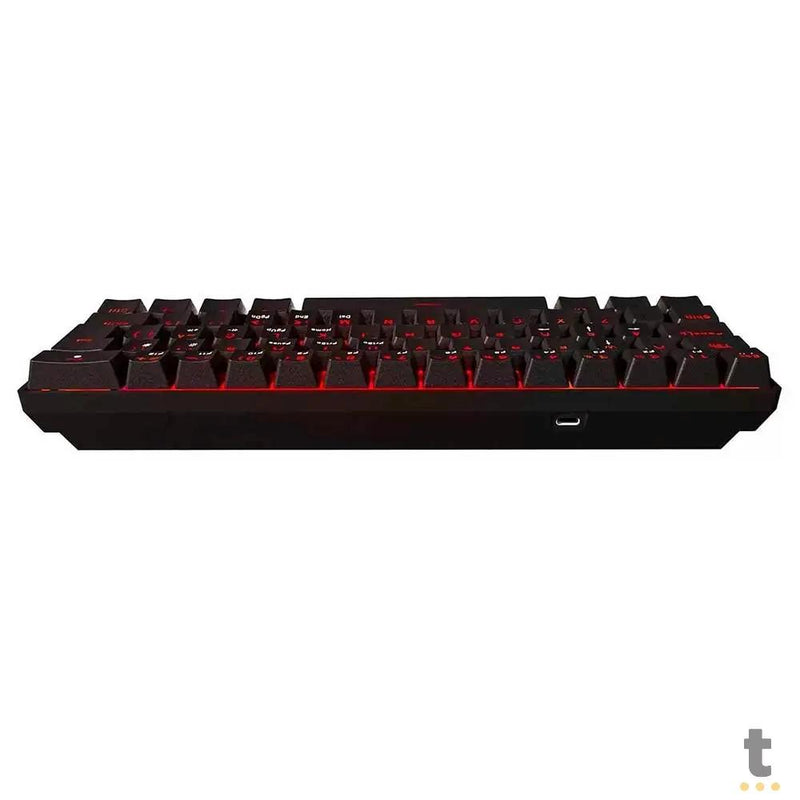 Teclado Gamer Mecanico PCYes Zot Outemu Brown Hotswap Abnt2 Led Vermelho Preto - PZOHBWV
