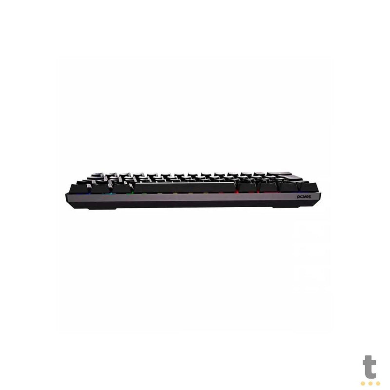 Teclado Gamer Mecanico PCYes Zot Outemu Brown Hotswap Abnt2 RGB Preto - PZOHBWRGB