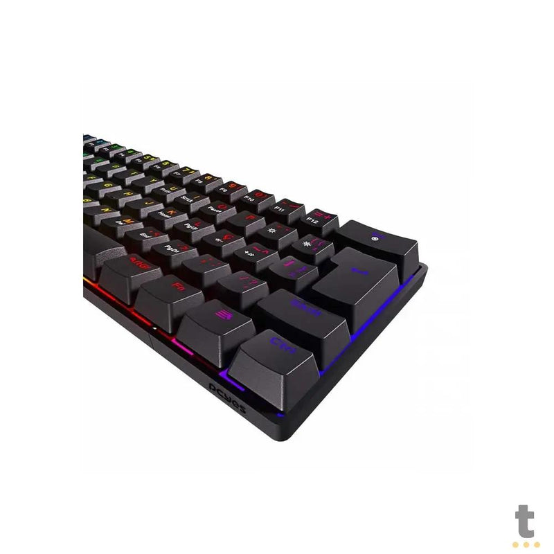 Teclado Gamer Mecanico PCYes Zot Outemu Brown Hotswap Abnt2 RGB Preto - PZOHBWRGB