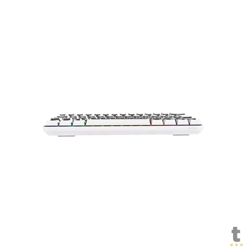 Teclado Gamer Mecanico PCYes Zot Outemu Brown Hotswap RGB Branco - PZWOHBWRGB