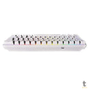 Teclado Gamer Mecanico PCYes Zot Outemu Red Hotswap Abnt2 RGB Branco - PZWOHRDRGB
