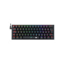 Teclado Gamer Mecânico Redragon Anivia RGB Switch Marrom Preto - K614-RGB (PT-BROWN)