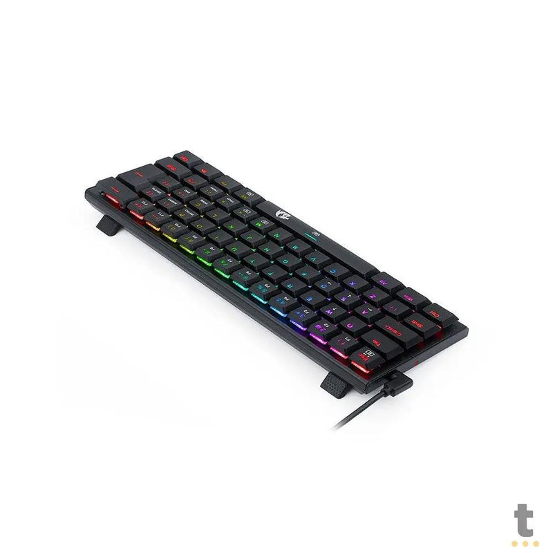 Teclado Gamer Mecânico Redragon Anivia RGB Switch Marrom Preto - K614-RGB (PT-BROWN)