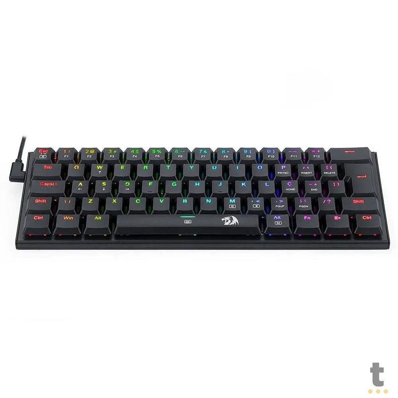 Teclado Gamer Mecânico Redragon Anivia RGB Switch Vermelho Preto - K614-RGB (PT-RED)