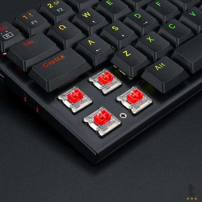 Teclado Gamer Mecânico Redragon Anivia RGB Switch Vermelho Preto - K614-RGB (PT-RED)