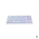 Teclado Gamer Mecânico Redragon Dark Avenger Lunar White RGB Branco - K568W-RGB - Switch Blue