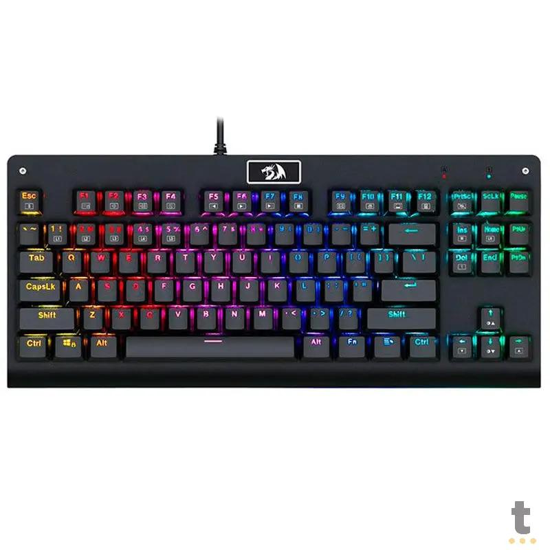 Teclado Gamer Mecanico Redragon Dark Avenger RGB - K568RGB-2 (Switch Red)