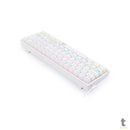 Teclado Gamer Mecanico Redragon Fizz RGB Branco Switch Azul - K617-R-W (PT-BLUE)