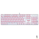 Teclado Gamer Mecânico Redragon Mitra Lunar RGB Branco - K551W-RGB (PT-BLUE)