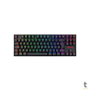 Teclado Gamer Mecanico Sem Fio Redragon Kumara Pro Wireless Rgb Preto Switch Marrom - K552RGB-BRS-B