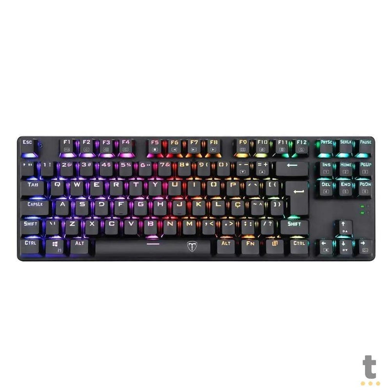 Teclado Gamer Mecanico T-Dagger Bora RGB Switch Outemu Brown - T-TGK315-BR (PT-BROWN)