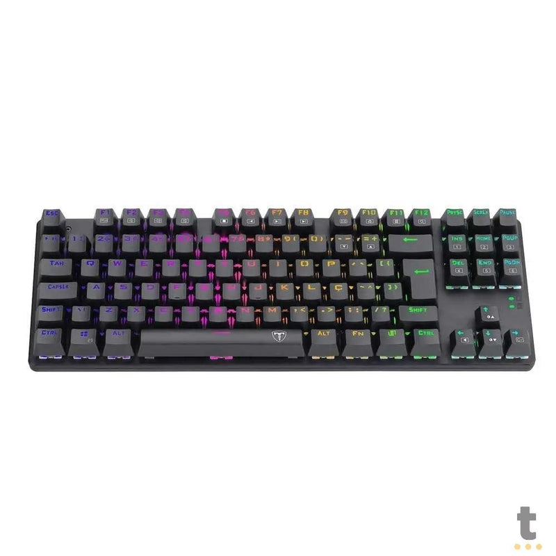 Teclado Gamer Mecanico T-Dagger Bora RGB Switch Outemu Brown - T-TGK315-BR (PT-BROWN)
