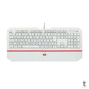 Teclado Gamer Membrana Redragon Karura 2 RGB Branco - K502W-N